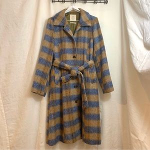 Urban Outfitters Brushed Wool-poly Coat